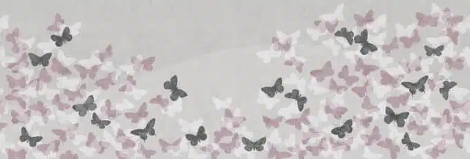 carta da parati farfalle nere